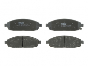 Купить GDB4136 TRW Тормозные колодки передние Гранд Чероки (2.7, 3.0, 3.7, 4.7, 5.7) с звуковым предупреждением износа